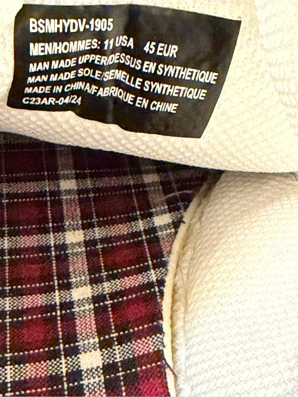 Ben Sherman White, Black & Tan Low-Top Sneakers